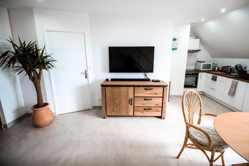 Appart-Duplex Vue Mer Panoramique Balcon & Piscine Proche Commerce Penmarcʼh Kültér fotó